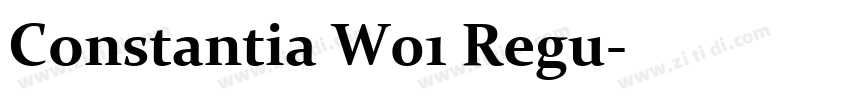 Constantia W01 Regu字体转换 Constantia W01 Regu字体转换